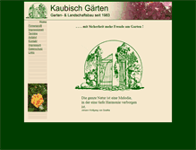 Tablet Screenshot of kaubisch-gartenwelt.de
